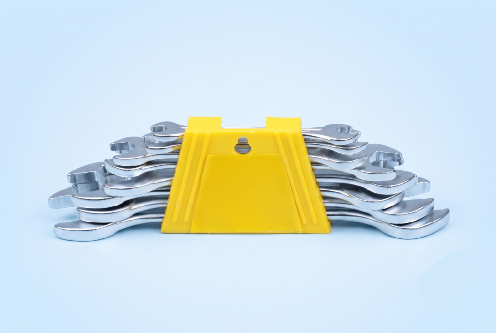 chrome vanadium double open end spanner